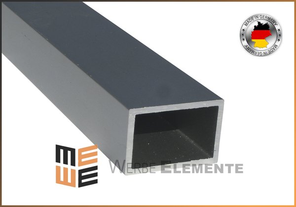 Aluminium Rechteckrohr 30x20x2 mm Eloxiert